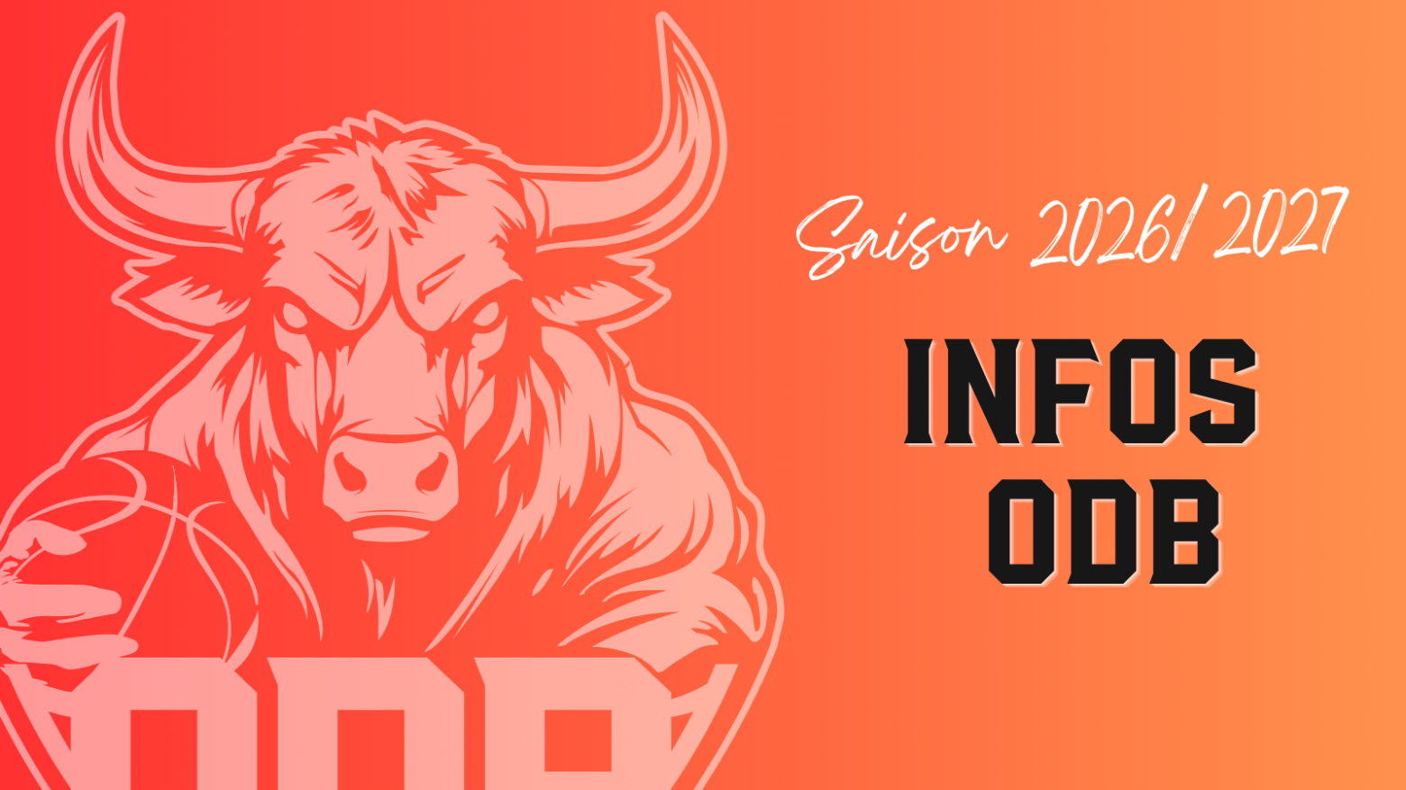 Planning des entraînements pour la saison 2026/2027