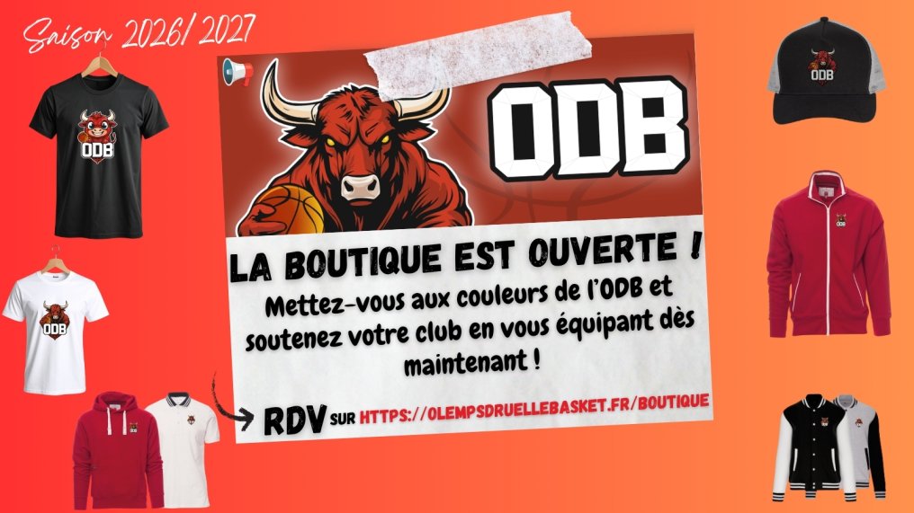 La boutique 2026/2027 est ouverte !